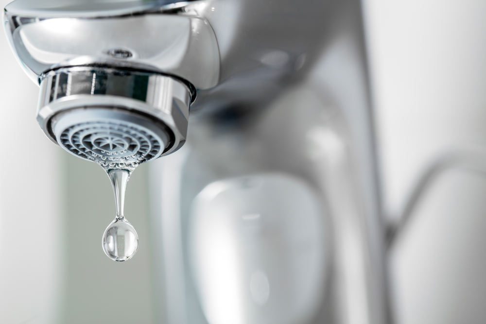water dripping from faucet - water softener repairs