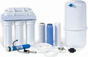 under sink filtration - reverse osmosis 5 stage system