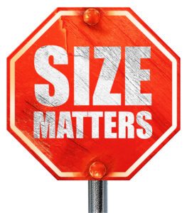 size matters stop sign - water softener sizing